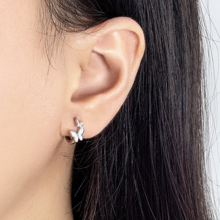 Mother And Son Butterfly Earrings Small And Sweet Delicate Earrings