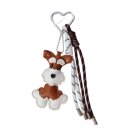 New Woven Rope Bag Pendant Dog Keychain
