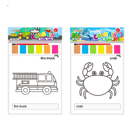 Inkleurskildery Kinders Tekenpapier Waterverfkleuring