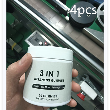 Cured 3 In 1 Gommetjies Cured Shilajit Gommetjies Vir Mans
