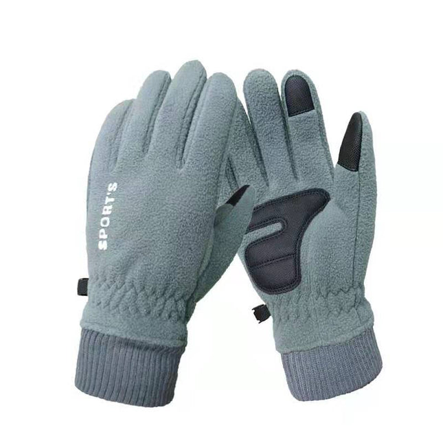 Men's Winter Polar Fleece Plus Fleece Warm Gloves