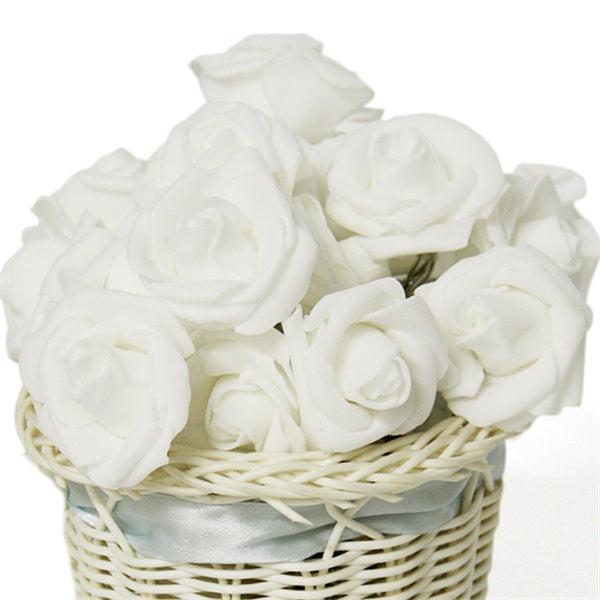 Battery Powered 1M 2M 5M 10M LED Rose Flower String Lights Holiday Valentine's Day Wedding Birthday Party Decor Garland