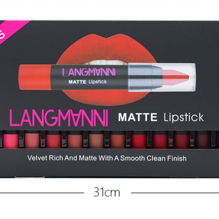 Non-Stick Cup Matte Lipstick And Lip Gloss Set