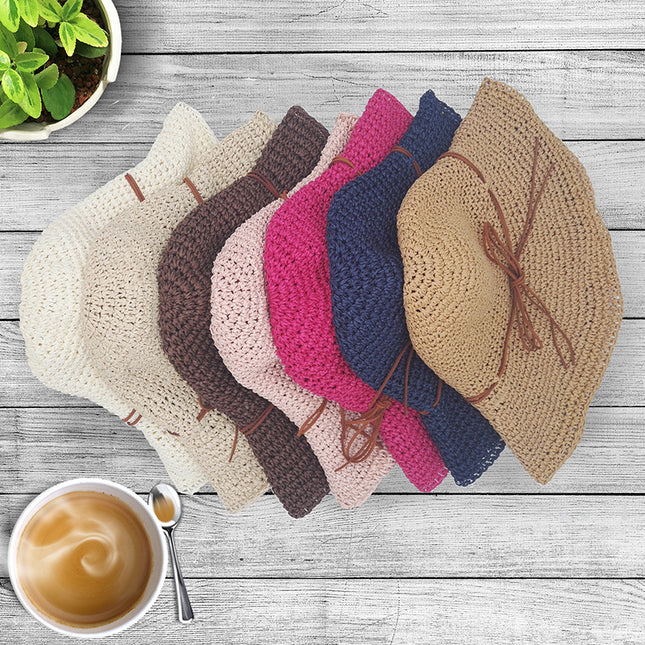 Women's Fresh Hand-woven Japanese Foldable Straw Hat