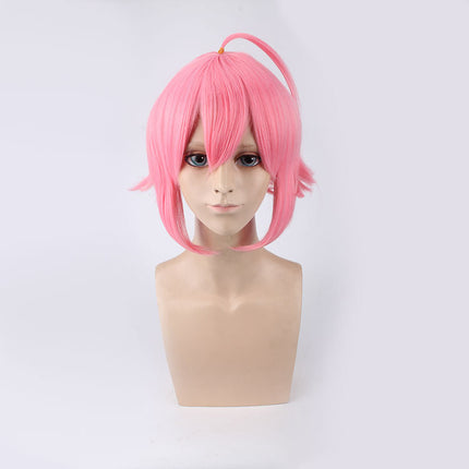 Pienk omgekeerde cosplay pruik