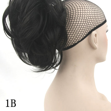 Grip ponytail short hair female curly hair wig flexible hair ponytail