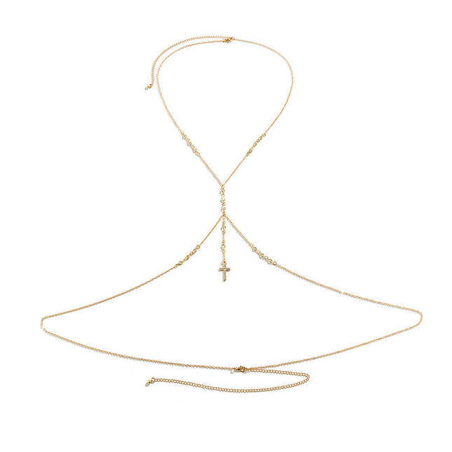 Women's Fashion Exquisite Double-layer Simplicity Pendant Waist Chain