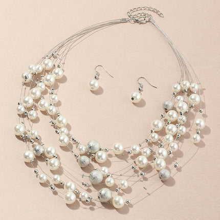 Meerlaagse pêrelketting-hangertjie