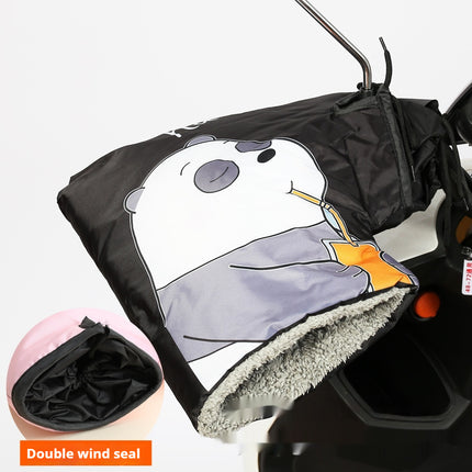 Winter Electric Motorcycle Handle Thickened Waterproof