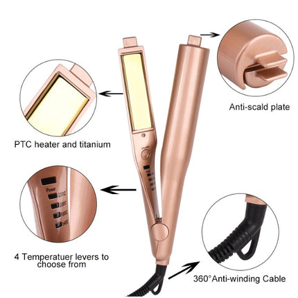 2-IN-1 Mestar Iron Pro Outomatiese Draaiende Roller Haar Kruller Verhitting Outomatiese Keramiek Krultang Magiese Haarstileringstoestel