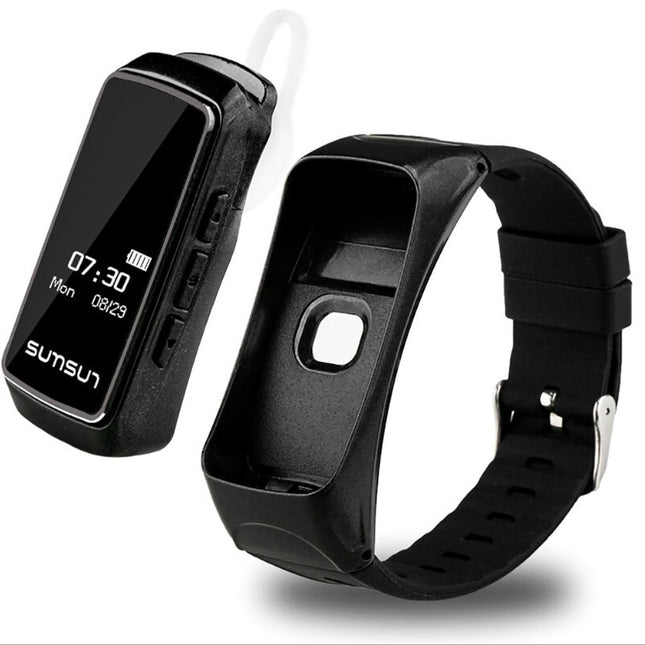 Armbandkoptelefoon b7 slimme bluetooth horlosie