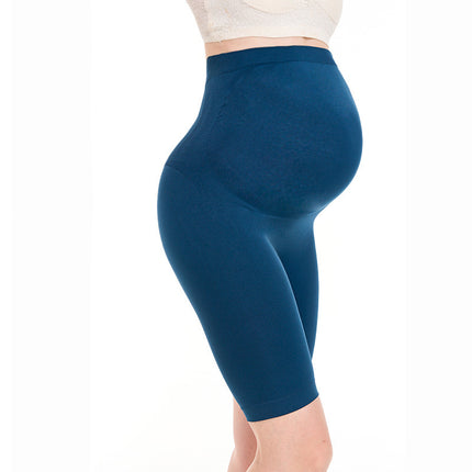 Knitted High Elastic Belly Contracting Hip Lifting Pregnant Women Shaping Pants
