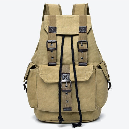 Influx street canvas backpack unisex backpack retro leisure travel bag large capacity bag
