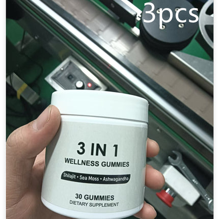 Cured 3 In 1 Gommetjies Cured Shilajit Gommetjies Vir Mans