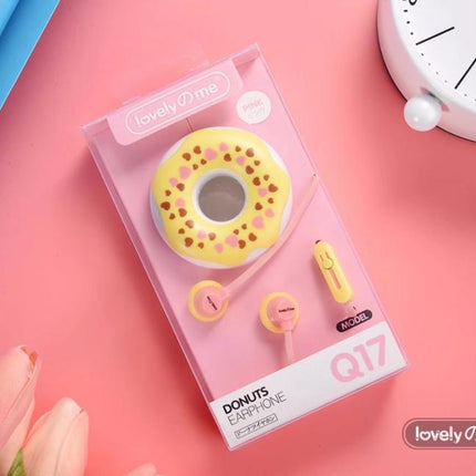 Creative donut winding music subwoofer mobile phone diy big computer headset wired girl male sports gift