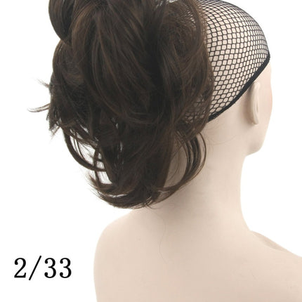Grip ponytail short hair female curly hair wig flexible hair ponytail