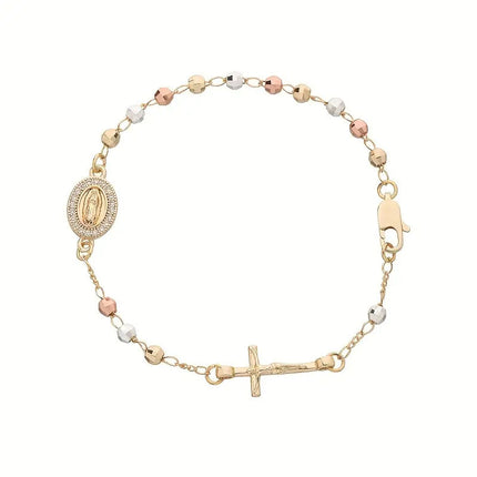 Delikate Kleur-besaaide Kruisarmband Met 'n Lig-luukse Hoë-end Gevoel