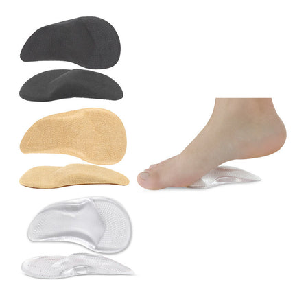 Transparent Soft Arch Support Correction Flat Foot Pes Cavus Orthopedic Insole