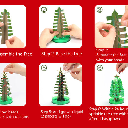 Novelty Magic Growing Christmas Tree Paper Christmas Tree