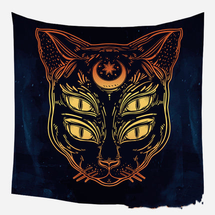 European medieval decorative hanging cloth