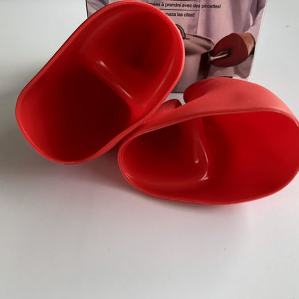 Creative Kitchen Gloves Silicone Red Lobster Tongs Heat Insulation Gloves