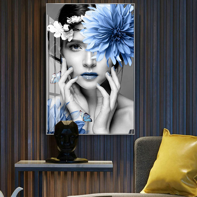 Modelkarakterfotografie moderne dekoratiewe skildery