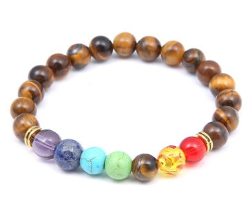 Heelal Sterrestelsel Agt Planete Sonnestelsel Voogster Natuursteen Krale Armband