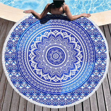 Gedrukte strandhanddoek mikrovesel