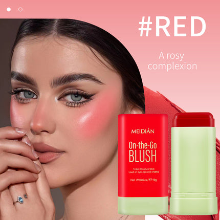 Rooi Blosser Grimering Natuurlike Nude Grimering