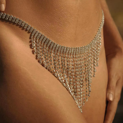 Strass Middelketting Ornament Bykomstighede