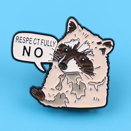Cartoon Cute Quotations Brooch Women's Backpack Accessories Badge