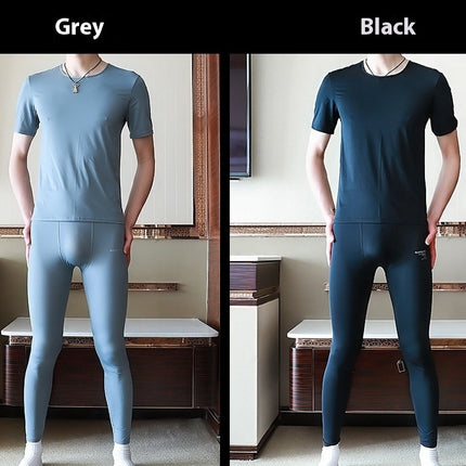 Men's Home Wear Ice Silk Bottoming Shirt