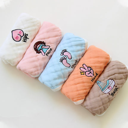 Kinderhanddoekborduurwerk Baba Speekselhanddoek