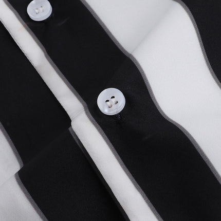 Casual men's striped shirt