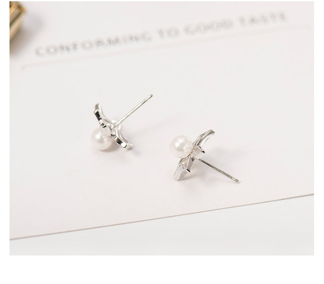 Blomkrale Hipo-allergene Wit Sampioen Studs