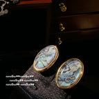 Golden Abalone Earrings