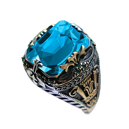 Jade Mans Luukse Ring, Uniek, Vintages en Treffend