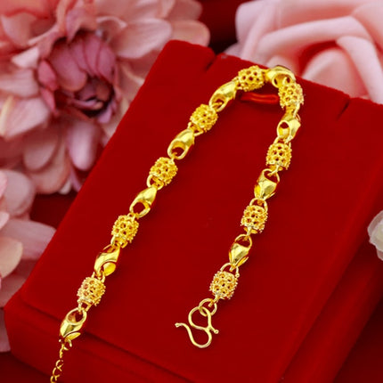 Gold-plated brass bracelet