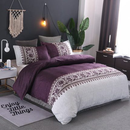 Eenvoudige, effe beddegoed