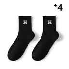 319 Black / Free Size / 4 pair