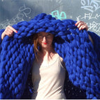 100x100cm / Royal blue
