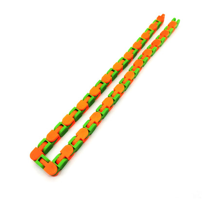 Snaakse Fidget Ketting Anti-stres Speelding vir Volwasse Fietsketting Fidget Armband Legkaart Opvoedkundige Speelgoed