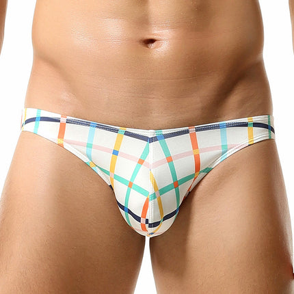 Men's Briefs Ice Silk Ultra-thin Printed