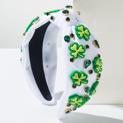 Diamant Nuwe Ierse Groen Hoed Haarband