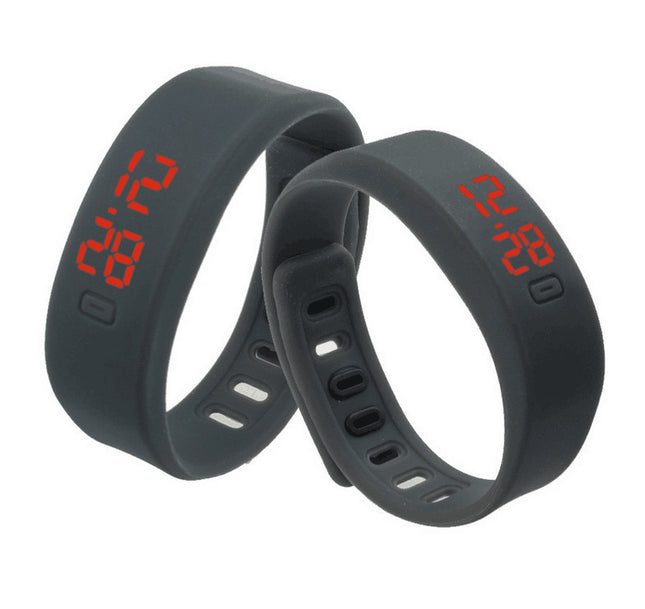 Modieuse rooi lig LED-armband silikoonpols