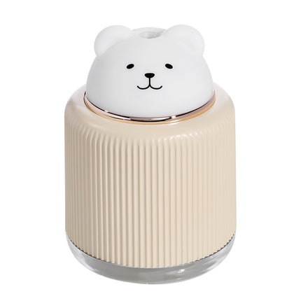 Ultrasoniese Lugbevochtiger vir Tuis Kantoor Spotprent Konyn 250ML USB Essensiële Olie Verstuiver LED Lig Lamp