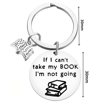 Motivational Reading Laser Engraved Keychain