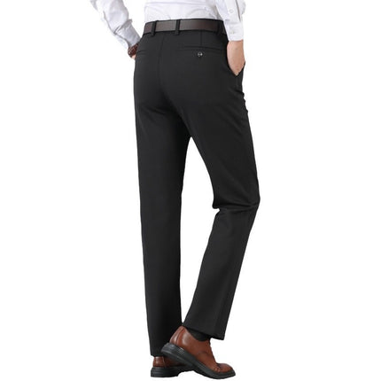 Summer Thin Ice Silk Middle-aged Men's Pants