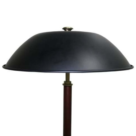 Hoë Kwaliteit Hotel Europese Moderne Bedkassie Dekor Lig Led Tafel Lamp, Cosmiclume Swart Sambreelvormige Tafellamp - Okkerneuthout - Brons 110V