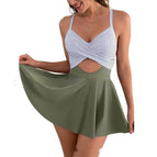 Striped Army Green / L